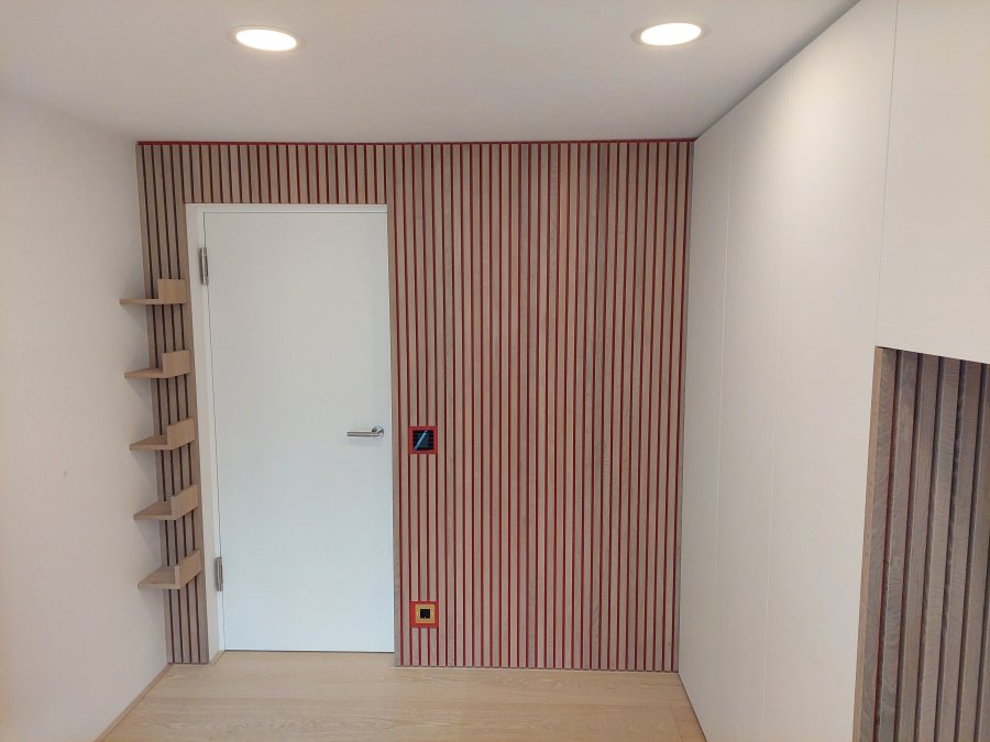 Wandverkleidung im Gäste Zimmer in Freiburg